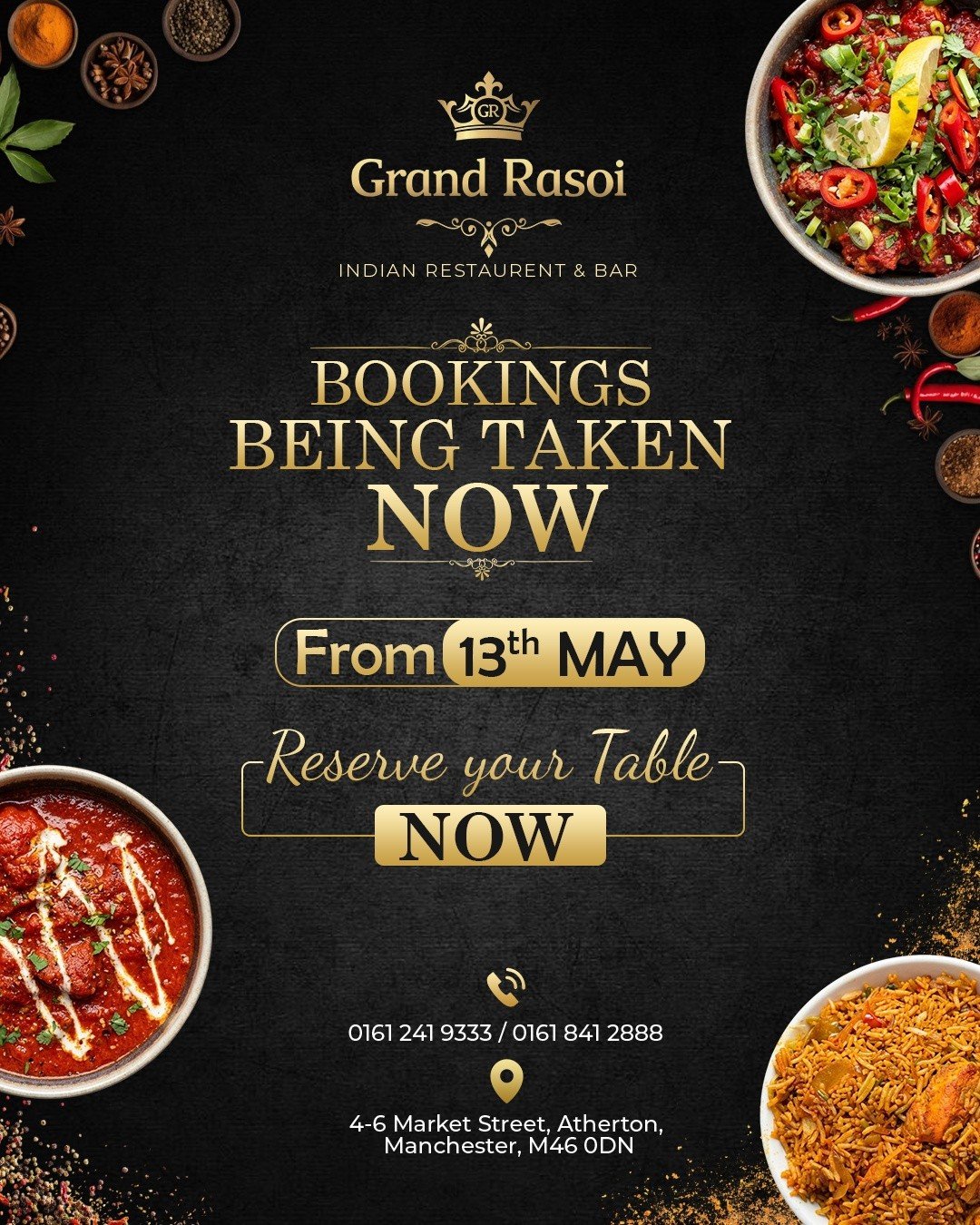 Grand Rasoi | Modern Indian Dining